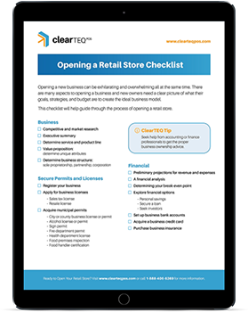 Download Our Free Opening a Retail Store Checklist